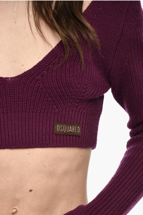  디스퀘어드2 긴팔 티셔츠 S75HA1224 S18305 406 Violet - DSQUARED2