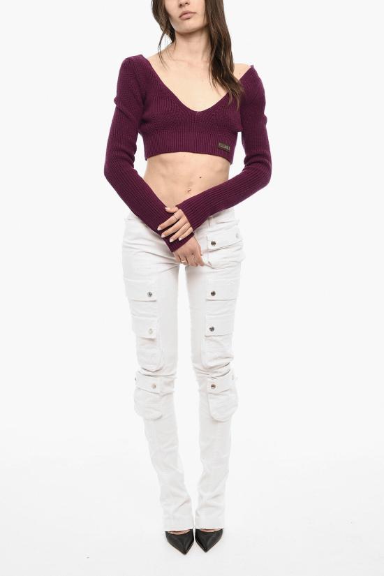  디스퀘어드2 긴팔 티셔츠 S75HA1224 S18305 406 Violet - DSQUARED2