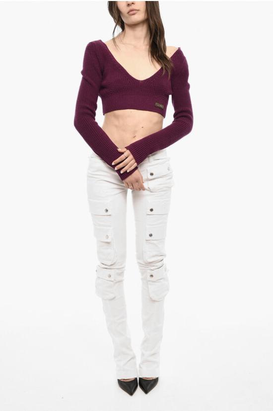  디스퀘어드2 긴팔 티셔츠 S75HA1224 S18305 406 Violet - DSQUARED2