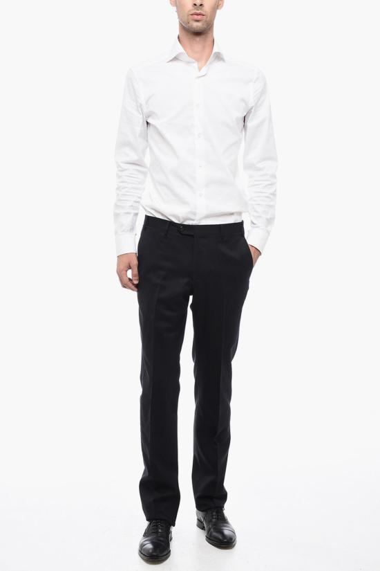  꼬르넬리아니 스트레이트 팬츠 825263 8818466 001 Black - CORNELIANI