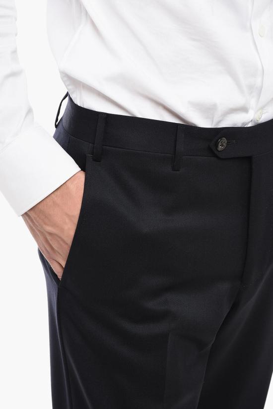  꼬르넬리아니 스트레이트 팬츠 825263 8818466 001 Black - CORNELIANI