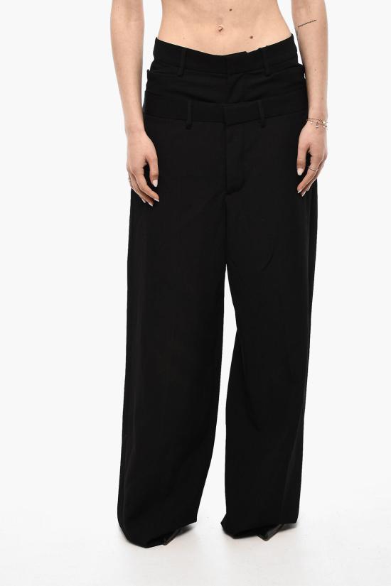  디스퀘어드2 스트레이트 팬츠 S72KA1212 S78136 900 Black