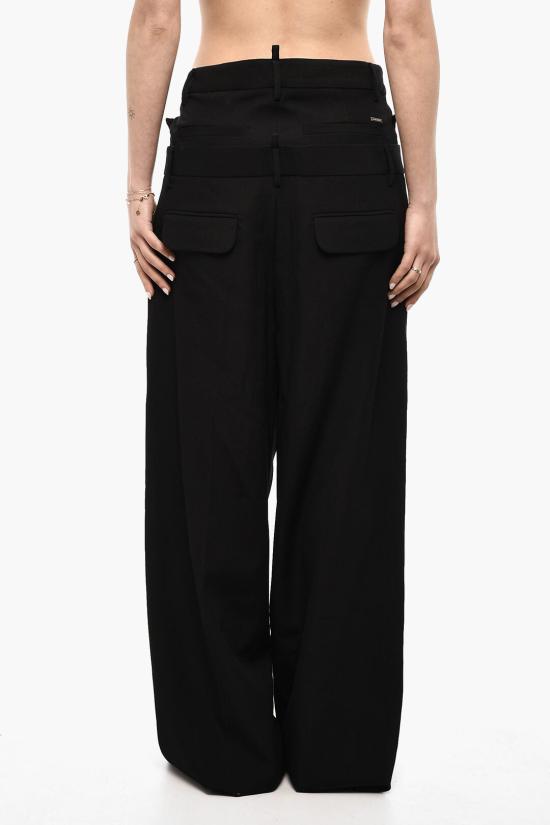  디스퀘어드2 스트레이트 팬츠 S72KA1212 S78136 900 Black - DSQUARED2