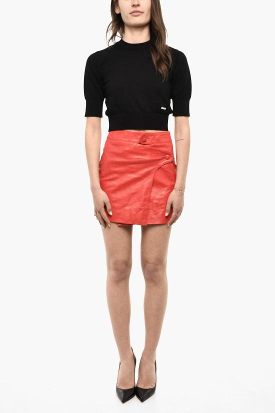  디스퀘어드2 숏 스커트 S75MA0891 SY1636 305 Red - DSQUARED2