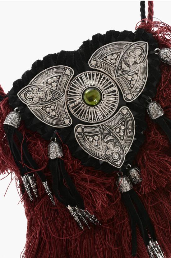  디스퀘어드2 목걸이/팬던트 NEW0035 18400002 M1451 Nero Burgundy - DSQUARED2