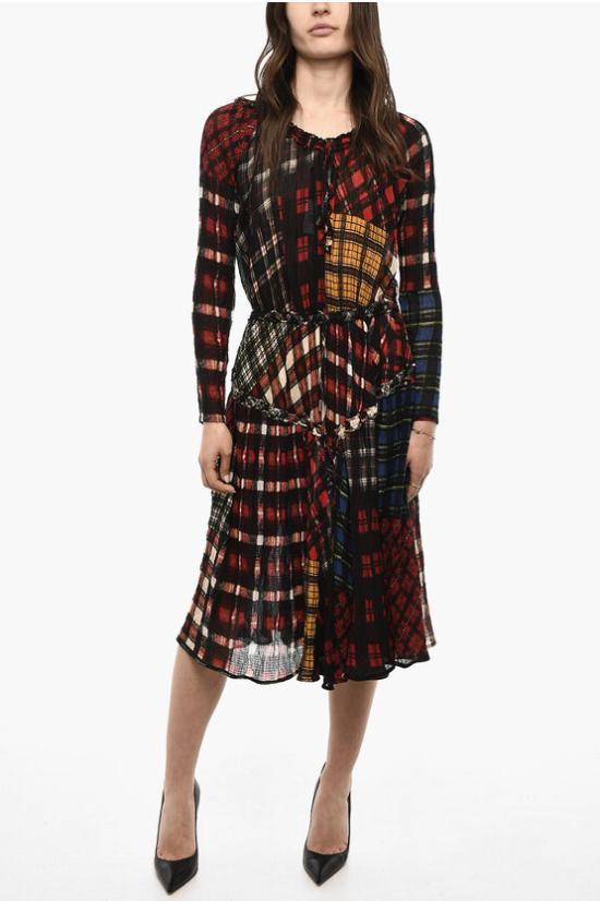  디스퀘어드2 미디 원피스 S75CV0092 S52156 001S Multicolor