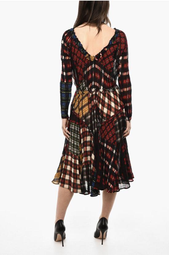  디스퀘어드2 미디 원피스 S75CV0092 S52156 001S Multicolor - DSQUARED2