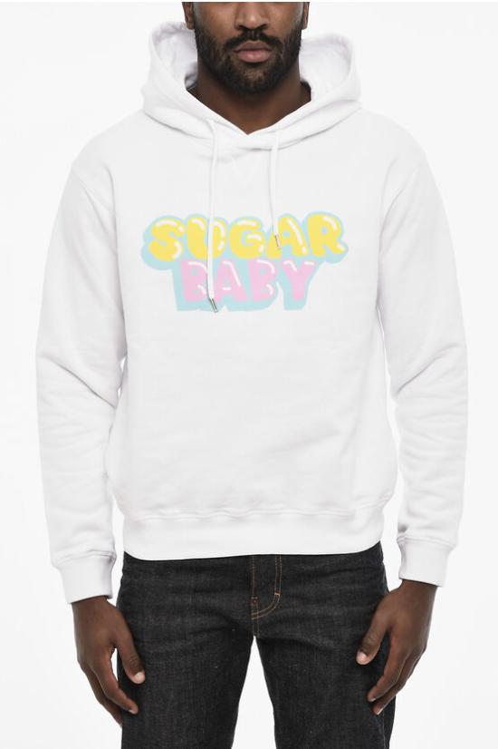  디스퀘어드2 후드 티셔츠 S71GU0674 S25551 100 White