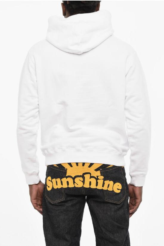  디스퀘어드2 후드 티셔츠 S71GU0674 S25551 100 White - DSQUARED2