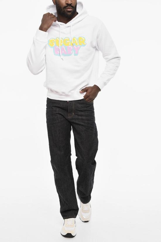  디스퀘어드2 후드 티셔츠 S71GU0674 S25551 100 White - DSQUARED2