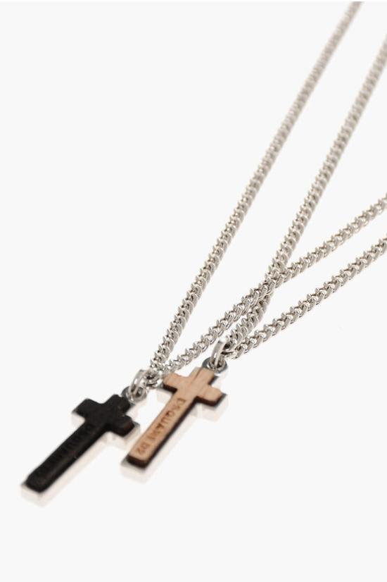  디스퀘어드2 네크리스 NEM0259 37200001 F001 Silver - DSQUARED2