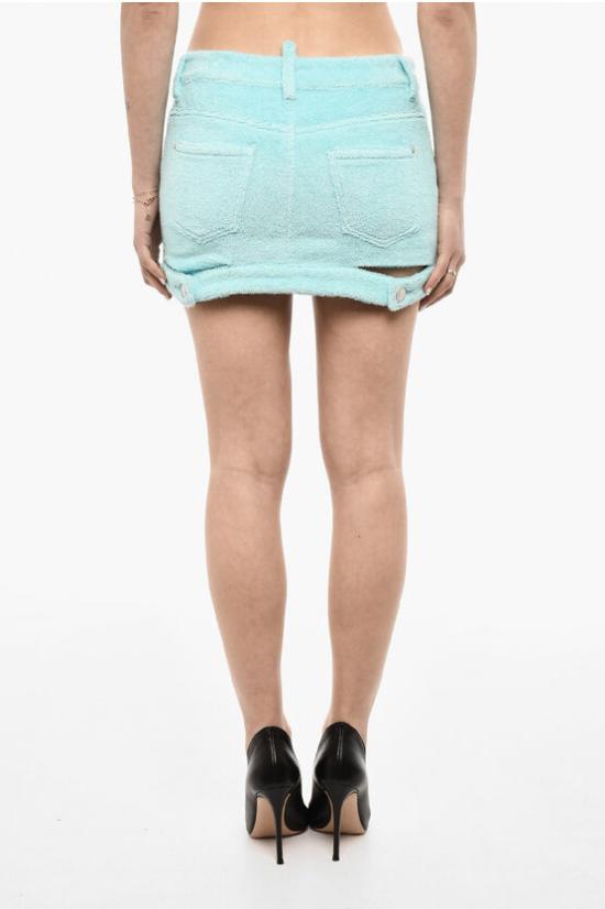  디스퀘어드2 숏 스커트 S72MA0938 S76637 512 Light blue - DSQUARED2