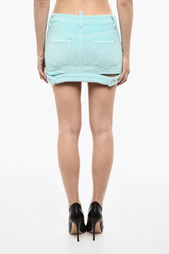  디스퀘어드2 숏 스커트 S72MA0938 S76637 512 Light blue - DSQUARED2