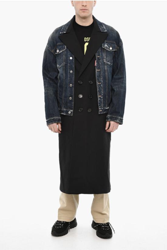  디스퀘어드2 코트 S74AH0103 S30309 470 Light blue - DSQUARED2