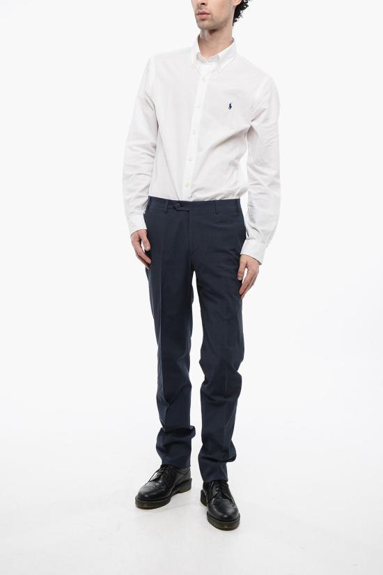  꼬르넬리아니 스트레이트 팬츠 775263 5107503 002 Blue - CORNELIANI