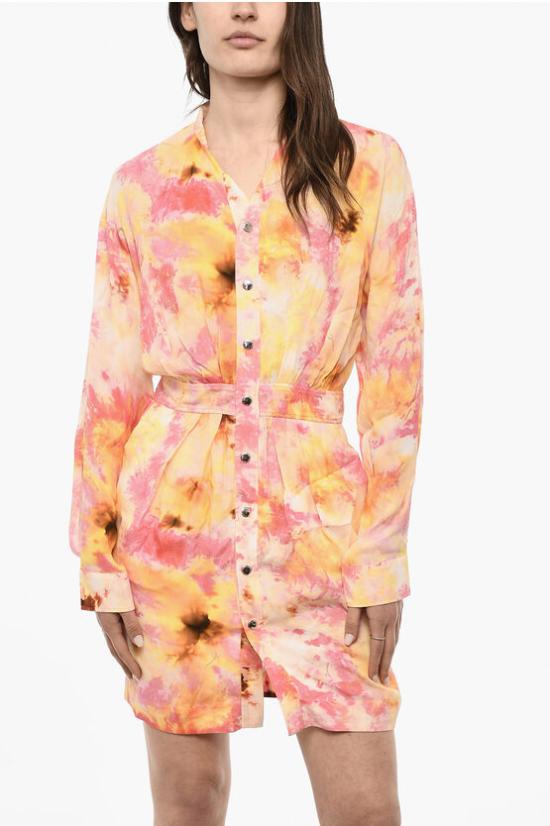  디스퀘어드2 숏 원피스 S75CV0485 S54458 001S Yellow - DSQUARED2