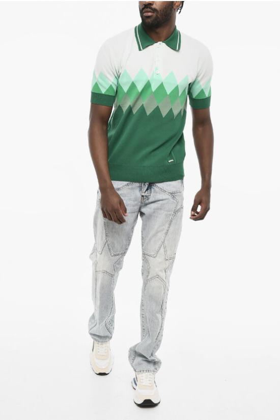  디스퀘어드2 폴로 티셔츠 S71HA1264 D13002 961 Green - DSQUARED2