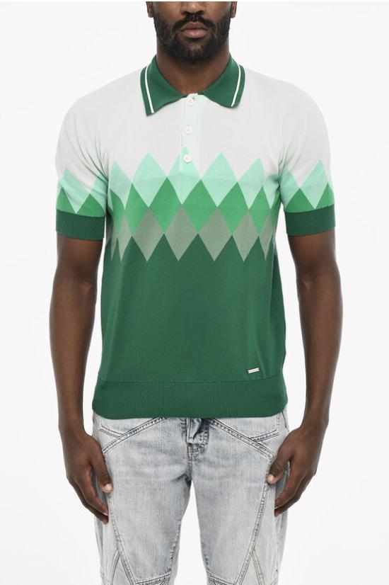  디스퀘어드2 폴로 티셔츠 S71HA1264 D13002 961 Green