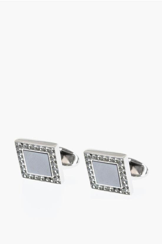  꼬르넬리아니 커프스 링크/타이 홀더 77TG34 6120551 001 Silver