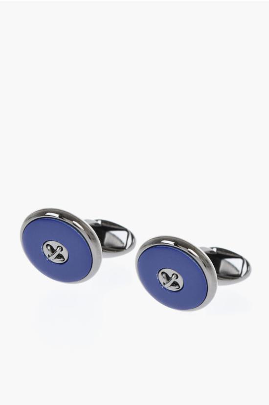  꼬르넬리아니 커프스 링크/타이 홀더 81TG30 8120539 001 Blue