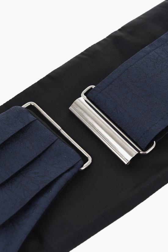  꼬르넬리아니 패브릭 벨트 83HFG7 9120495 002 Blue - CORNELIANI