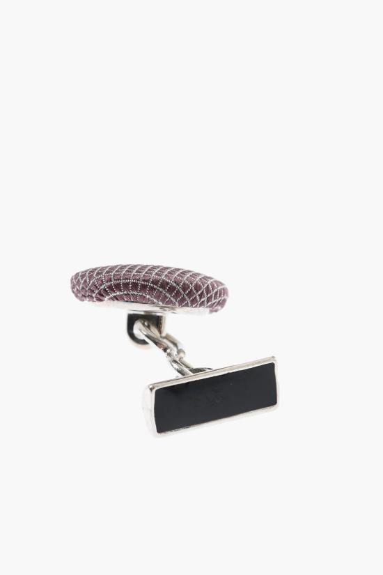  꼬르넬리아니 커프스 링크/타이 홀더 83HG11 9120548 079 Burgundy - CORNELIANI