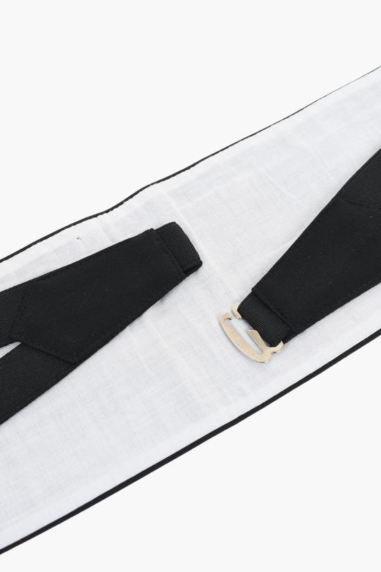  꼬르넬리아니 패브릭 벨트 78HF00 0000000 000 Black - CORNELIANI
