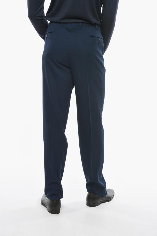  꼬르넬리아니 스트레이트 팬츠 835264 7284477 002 Blue - CORNELIANI