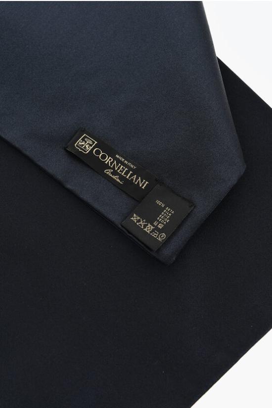  꼬르넬리아니 머플러/스카프 79HBA1 7129011 001 Midnight blue - CORNELIANI