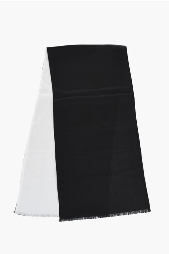  꼬르넬리아니 머플러/스카프 73BNNN 2920415 001N Black White