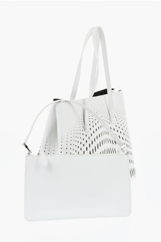  알라이아 토트백 AA1S06732CA238010 White - ALAIA