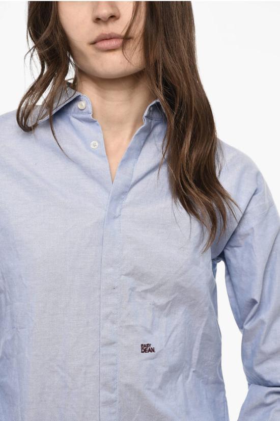  디스퀘어드2 블라우스 S75DL0737 S47420 482 Light blue - DSQUARED2