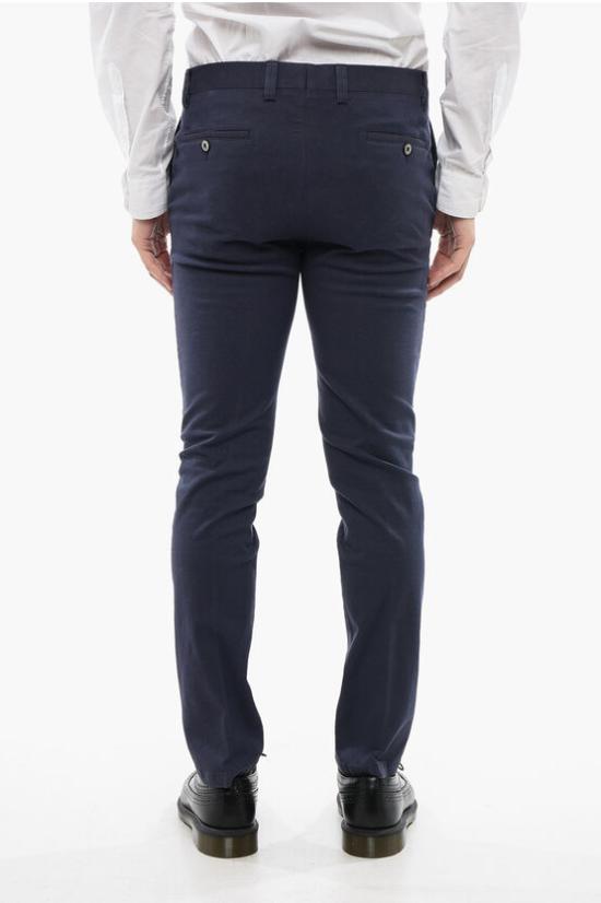  꼬르넬리아니 치노 팬츠 814508 8113506 001 Blue - CORNELIANI