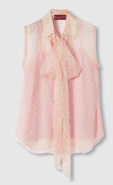 25SS 구찌 민소매 티셔츠 819141Z7AI45524 DOM