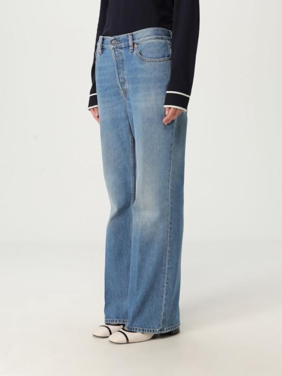 25SS 구찌 플레어 크롭 데님 팬츠 817989XDC8T4011 BLUE DOM - GUCCI