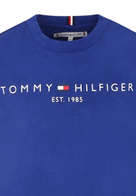 25SS [키즈] 타미힐피거 티셔츠 25S THKS0KS00397J KS0KS00397 D03 BLUE - TOMMY HILFIGER