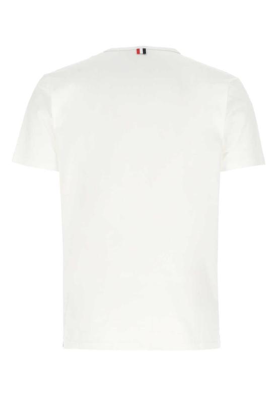 25FW 톰브라운 삼선 포켓 MJS010A01454 100 WHITE - THOM BROWNE