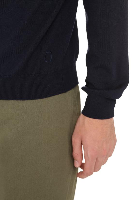  디 알파벳 터틀넥 TCDVU2101RMERICASH 52299 BLUE - THE ALPHABET