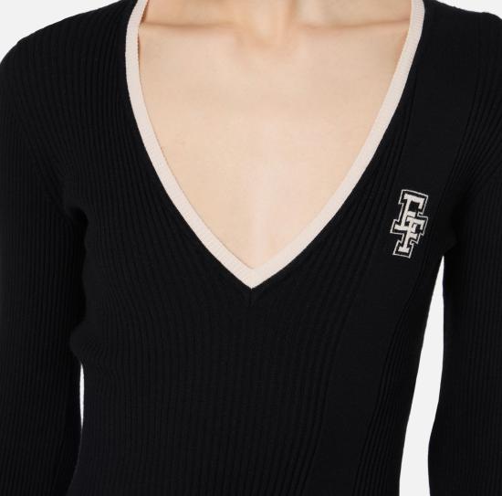  엘리자베타프랜치 미디 원피스 AM09M46E2 685 Nero burro - ELISABETTA FRANCHI