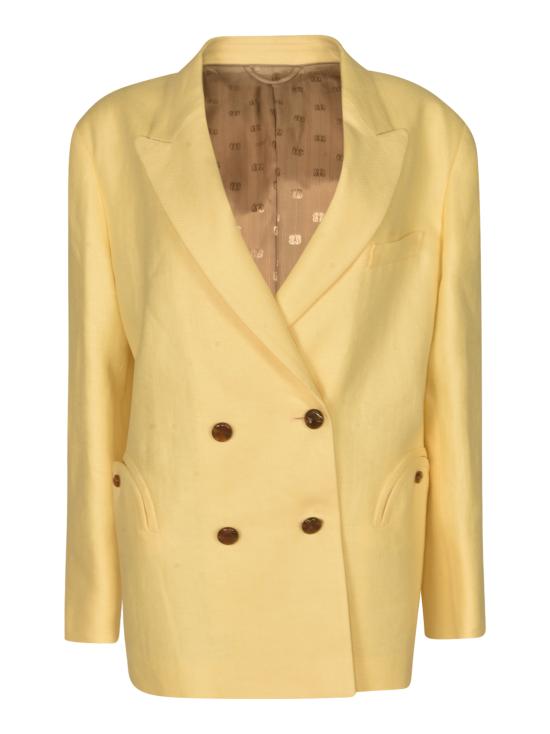 25SS 블레이즈 수트 자켓 BZCHB01 CLA W002 BUTTER White