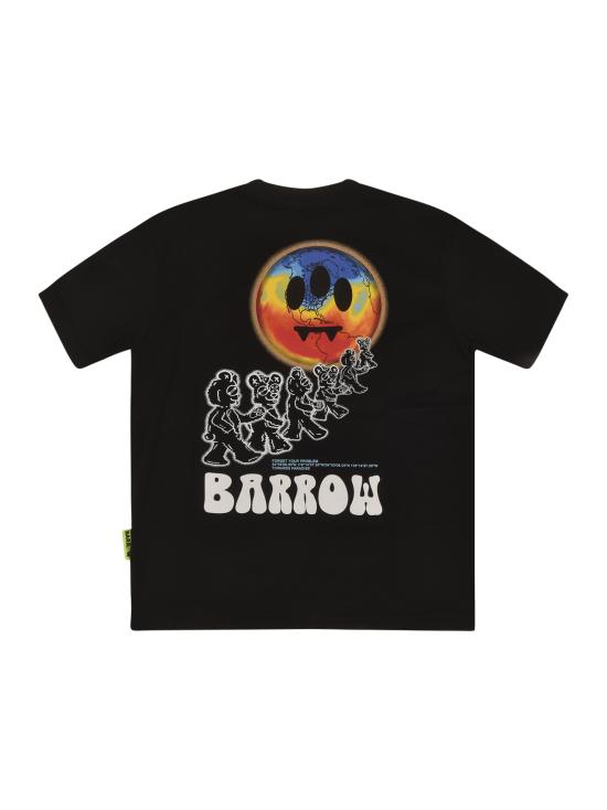 25SS [키즈] 바로우 티셔츠 S5BKJUTH069 110 Black - BARROW