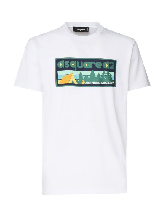 25SS 디스퀘어드2 반팔 티셔츠 S74GD1395 D20020100 White - DSQUARED2