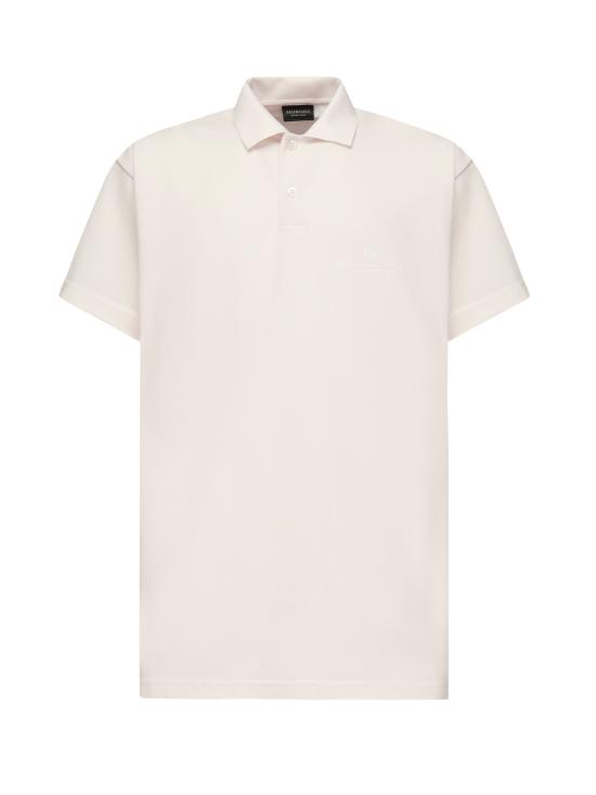 25SS 발렌시아가 폴로 티셔츠 813299 TRVW49012 White - BALENCIAGA