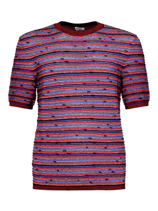 26SS 보테가베네타 반팔 티셔츠 811528 V4WU04510 RED blue - BOTTEGA VENETA