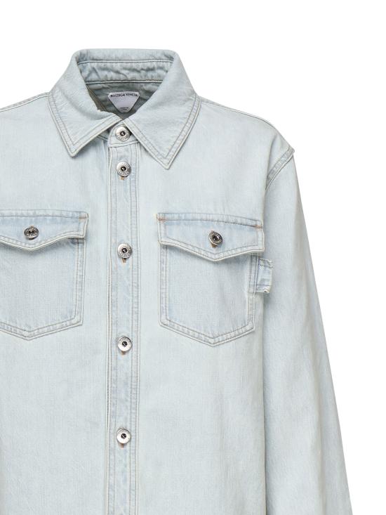 25FW 보테가베네타 셔츠 813498 V4ZR04132 Blue - BOTTEGA VENETA