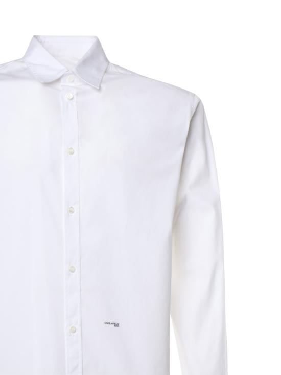 25FW 디스퀘어드2 셔츠 S74DM0659 S44131100 White - DSQUARED2