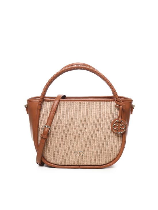 25SS 브이73 토트백 73BS90002 FLAMINIANATURALE CUOIO CHESTNUT - V73