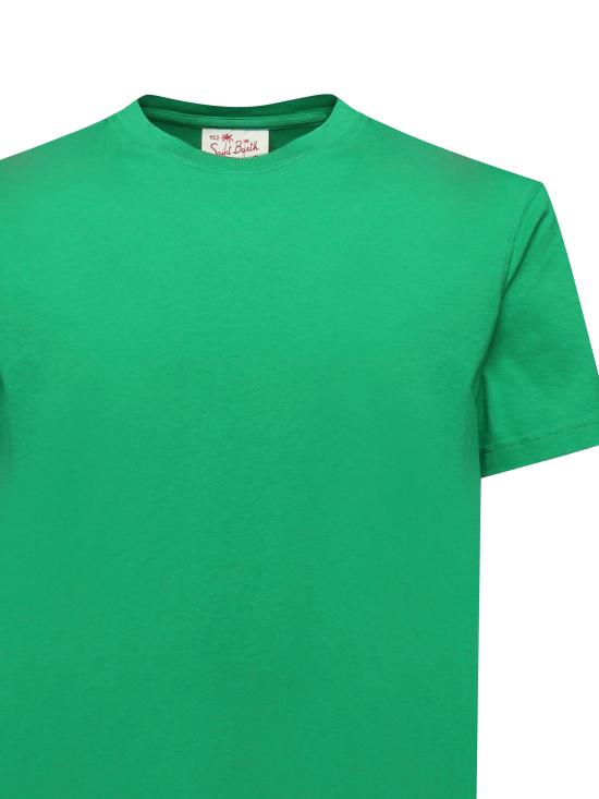 26SS 세인트바쓰 반팔 티셔츠 DOV0009 01596H Green - MC2 SAINT BARTH