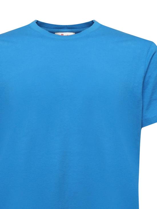 26SS 세인트바쓰 반팔 티셔츠 DOV0009 01602H Blue - MC2 SAINT BARTH