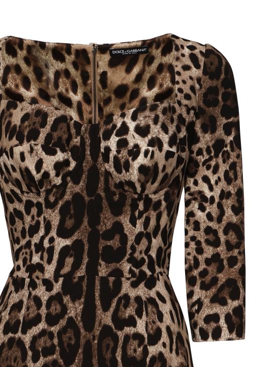 25SS 돌체앤가바나 미디 원피스 F6C1ET FSRKIHY13M Leo new - DOLCE & GABBANA